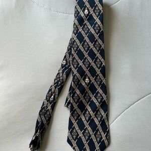 Disney Black and Gold Patterned Tie